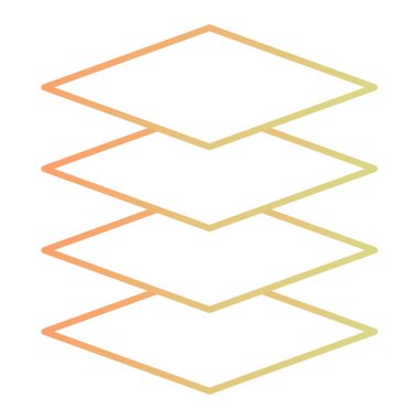 Basit bir simgenin vektör illüstrasyonu