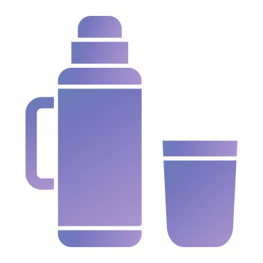 Süt şişesi. vektör çizim