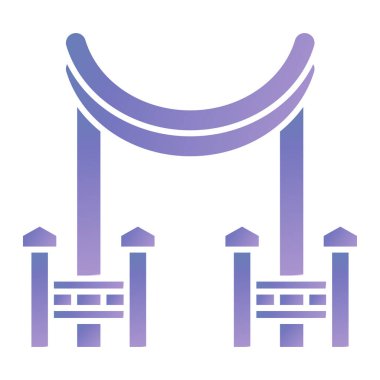 circus, theater, road icon