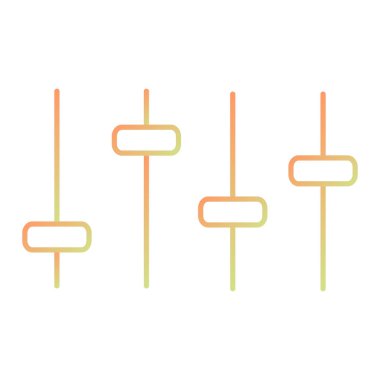 eşitleyici simge vektör illüstrasyonu