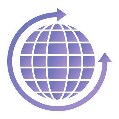 Küre simgesi. Web Tasarım