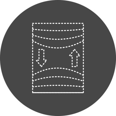 Eşsiz Kemer Vektör Satırı Simgesi