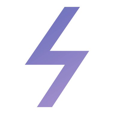 güç vektörü simgesi düz simge