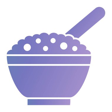 bowl of soup with mortar and pestle vector illustration design