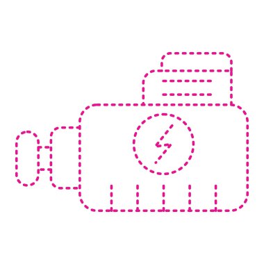 smartwatch with paint icon. vector illustration