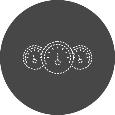 Car Dashboard. web icon simple design