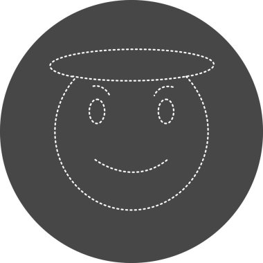 vector illustration of Saint icon 