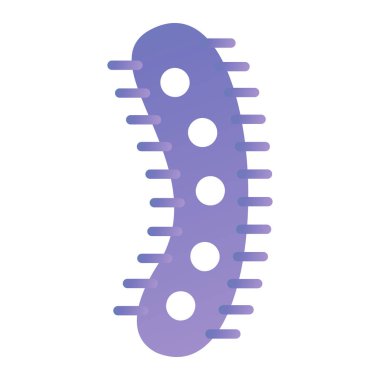 Bir tırtılın düz dizaynının vektör çizimi