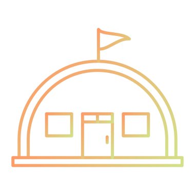 Mahkeme simge vektör çizim