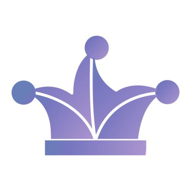 taç simgesi vektör illüstrasyonu