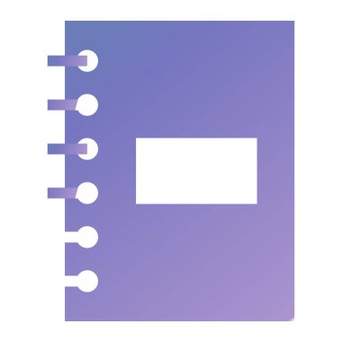 Not defteri. Web simgesi basit illüstrasyon