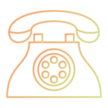 Telefon. Web simgesi basit tasarım