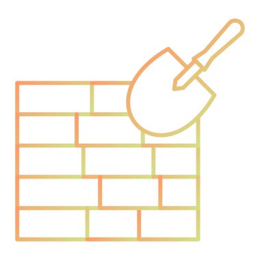 İnşaat işçisi ikonu. vektör illüstrasyonu