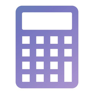 hesap makinesi simgesi vektör illüstrasyonu