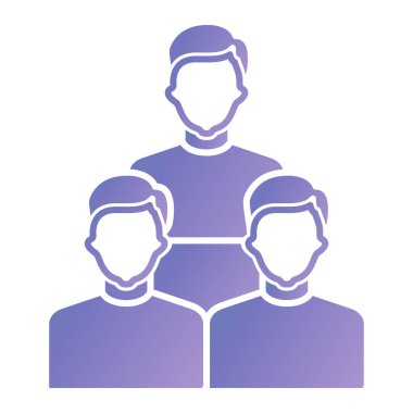 Takım simgesi vektör illüstrasyonu