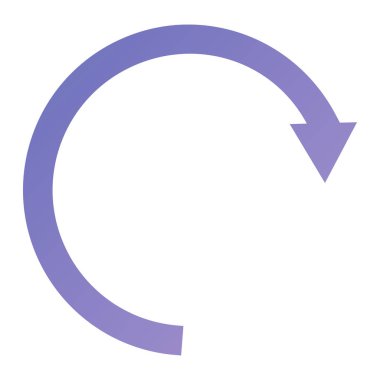 Yenile. Web simgesi basit illüstrasyon