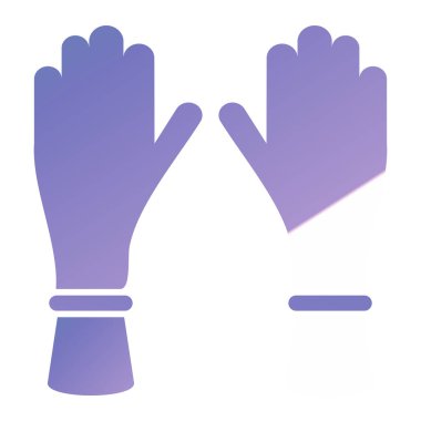 Eldiven. Web simgesi basit illüstrasyon