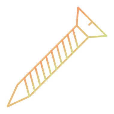 Kalem. Web simgesi basit illüstrasyon