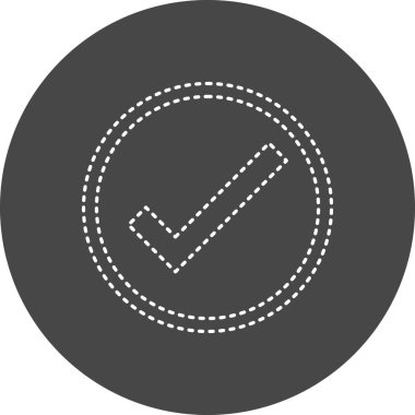 Bir işaretleme simgesinin vektör illüstrasyonu