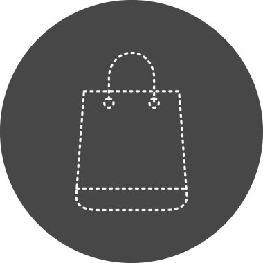 Vektör alışveriş torbası simgesi