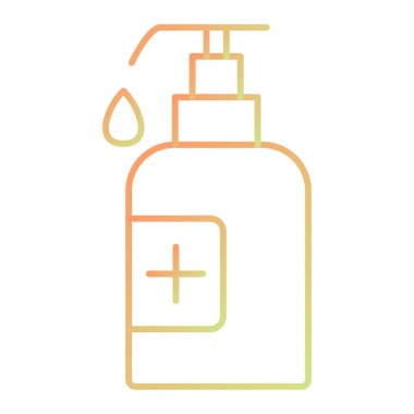 Bir sabun şişesinin vektör çizimi