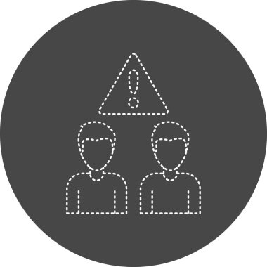 İnsan simgesinin vektör illüstrasyonu