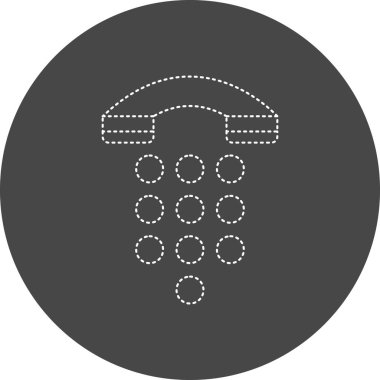 - Telefon. Web simgesi basit illüstrasyon