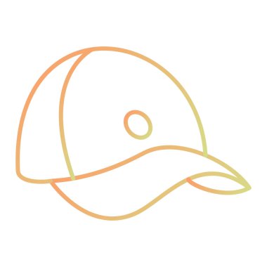 Tek bir beyaz çizgi simgesinin vektör illüstrasyonu