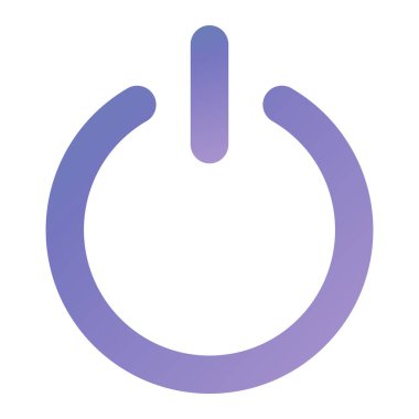 Güç. Web simgesi basit illüstrasyon