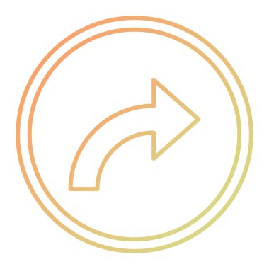 ok simgesi vektör illüstrasyonu