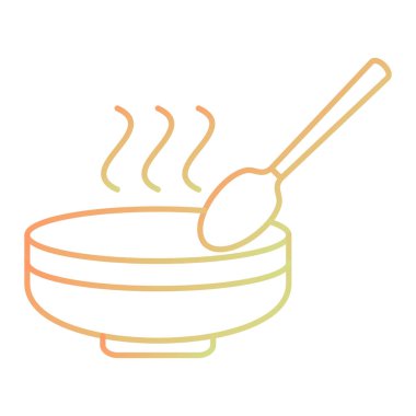 color soup icon vector illustration