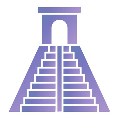 Merdiven ikonu. Beyaz arkaplanda izole edilmiş web tasarımı için merdiven vektör simgelerinin izometriği