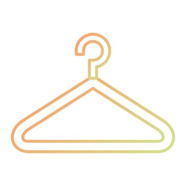 askı simgesi vektör illüstrasyonu