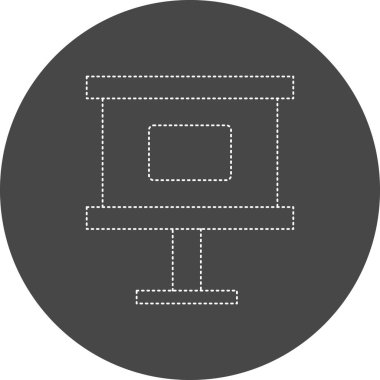 Info holder web icon, vector illustration 