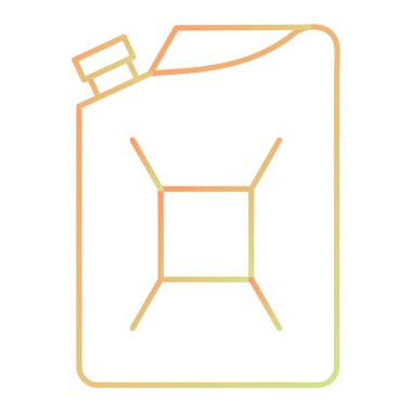 Petrol varili ikonu. Web için bira şişesi vektör simgelerinin basit çizimi