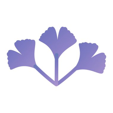 heart shape icon. outline illustration of flower vector symbol for web