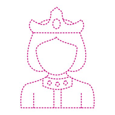 cute woman with hat and scarf vector illustration design