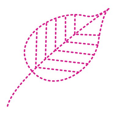   leaf symbol. vector illustration
