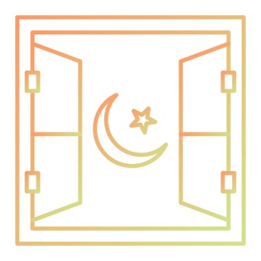 Modern simgenin vektör illüstrasyonu