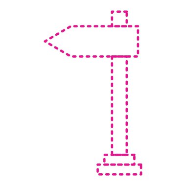 signpost, web simple design illustration