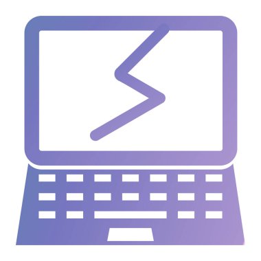 Bilgisayar. Web simgesi basit tasarım