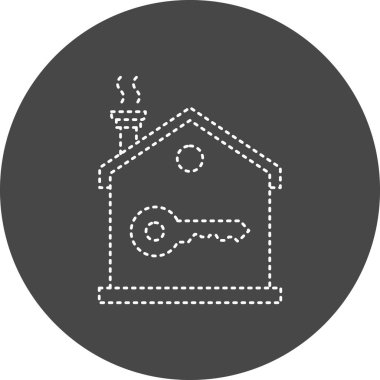 Anahtar. Web simgesi basit illüstrasyon 