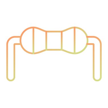 line mustache icon isolated on white background. vector illustration