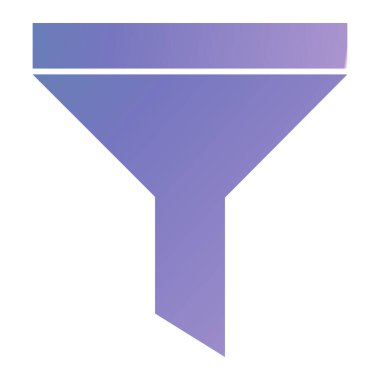 illustration of a purple and blue glass icon isolated on a background