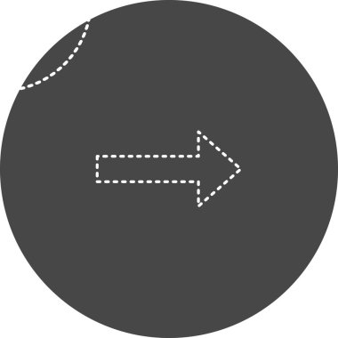 ok simgesinin vektör illüstrasyonu