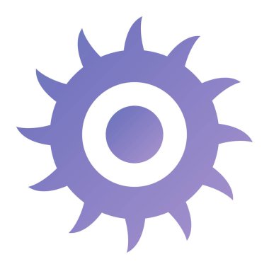 Güneş Simgesi Vektör illüstrasyonu