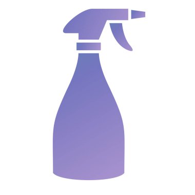 cleaning icon. simple illustration of spray bottle vector.