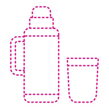 vector illustration of thin modern icon isolated on background