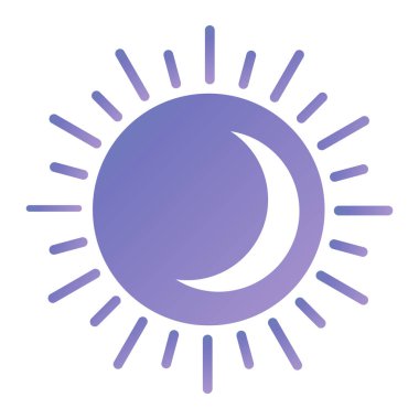 Güneş Simgesi Vektör illüstrasyonu