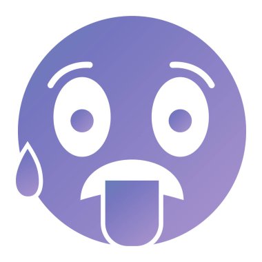 Yüz ifadesi. Basit resimleme